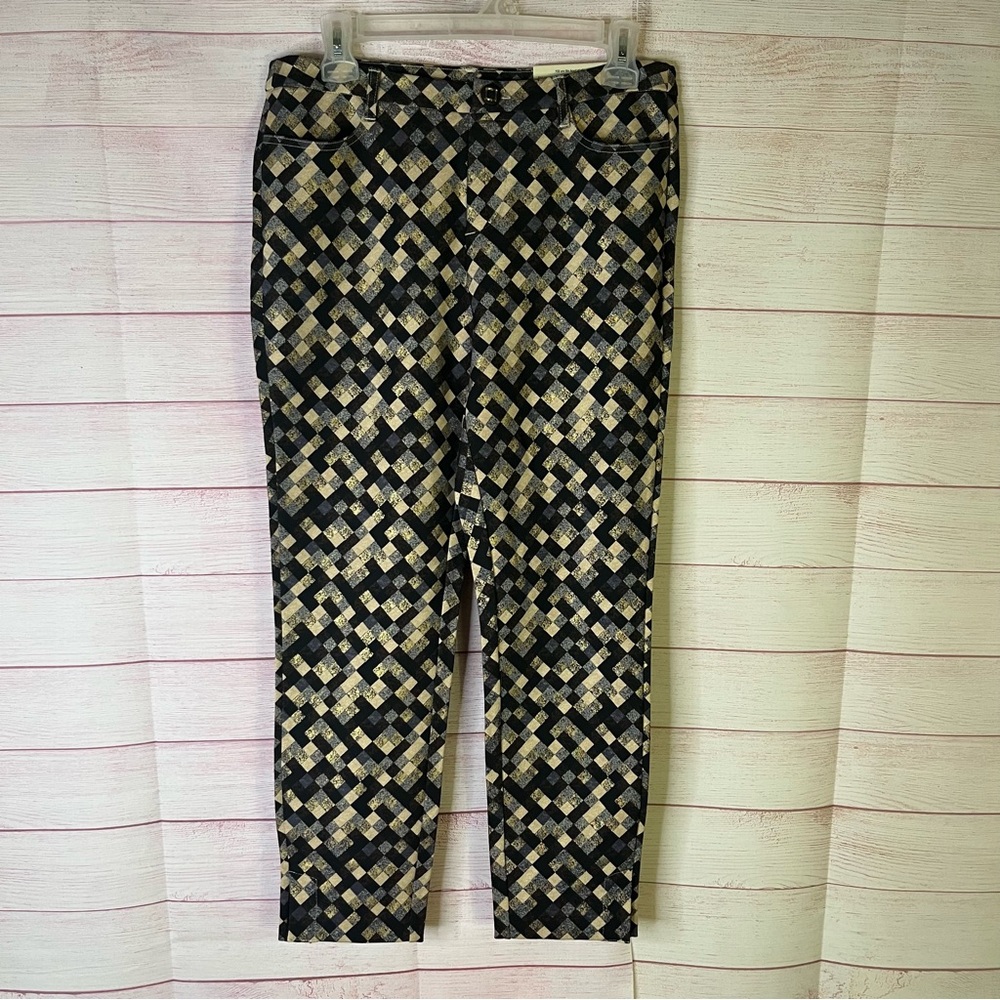 Soft‎ Surroundings NEW Mosaica Leggings Ankle Pants Size PM | 10P-12P